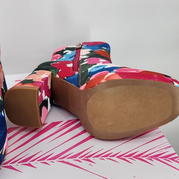 CORKYS Slug Bug Floral Mid Calf Boots Sizes 7 & 9 NWT - Picture 9 of 11